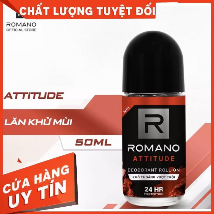 [chính hãng]Lăn Khử Mùi Romano 50 ml  đủ màu đủ mùi khử mùi hôi nách ngăn mồ hôi mùi hương nam tính giữ huong lâu