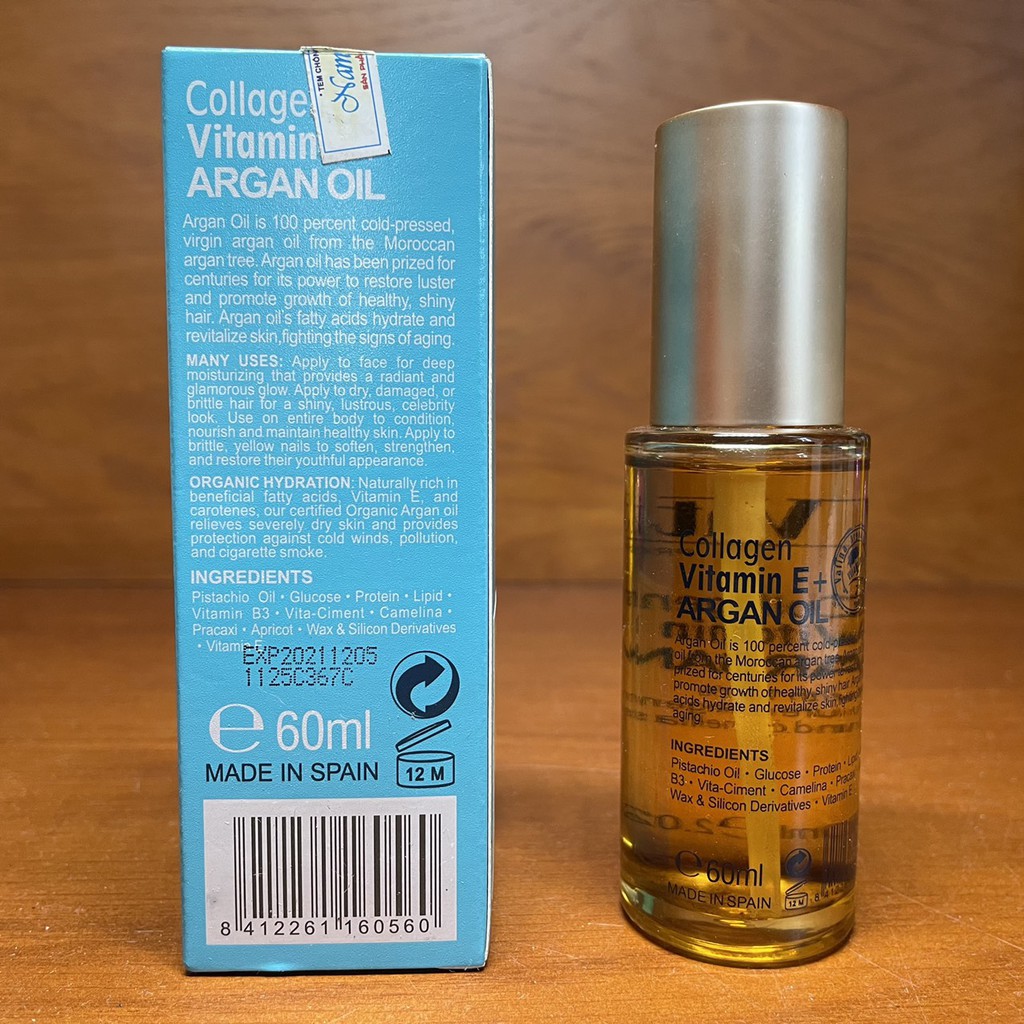 Tinh dầu dưỡng tóc Argan Oil Vatina 60ml