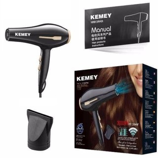 Máy Sấy Tóc Công Suất Lớn 3000W Kemei 2376