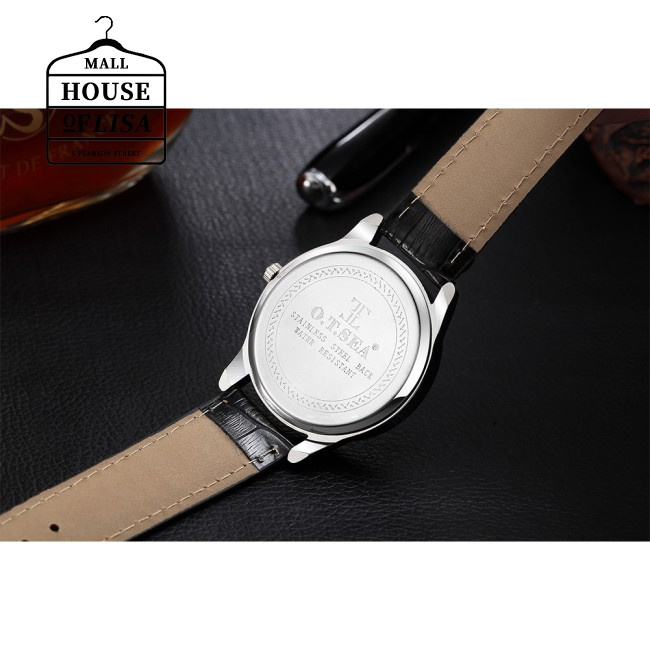 man casual leather watch Adjustable Leather Watches Casual Quartz Wrist Watch Clock Gift for Man