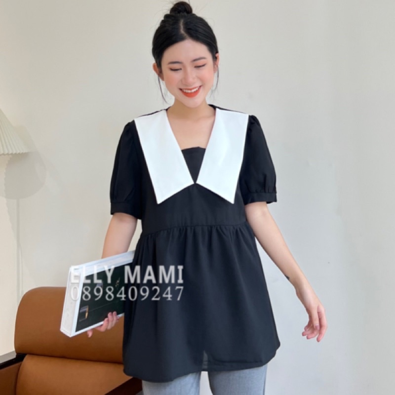 ( 40kg - 95kg ) Áo Bầu , Bigsize Nhiều Màu Cổ Kim Mặc Thoải Mái Suốt Thai Kì & Sau Sinh Thiết Kế Cao Cấp