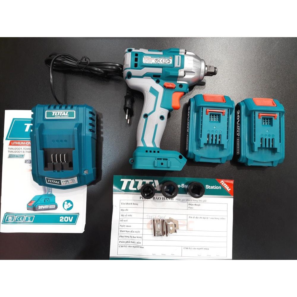MÁY SIẾT BU LÔNG DÙNG PIN 20V  TOTAL TIWLI2001 - HÀNG CHÍNH HÃNG