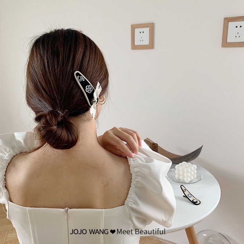 Kẹp tóc bằng cao su phong cách Hàn Quốc thời trang xinh xắn cho nữ
