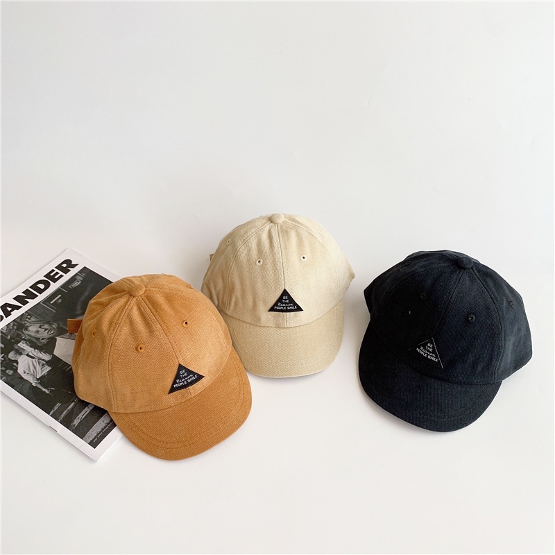 Mũ Lưỡi Trai Che Nắng Màu Trơn Phong Cách Hip Hop Hàn Quốc Thời Trang Cho Bé