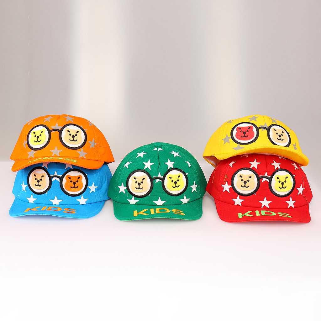 MŨ LƯỜI TRAI MỀM KÍNH CHO BÉ 6-18 THÁNG VẢI KAKI