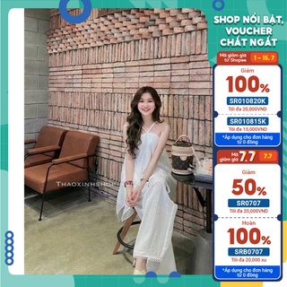 Sét áo yếm voan quần ống rộng dập ly