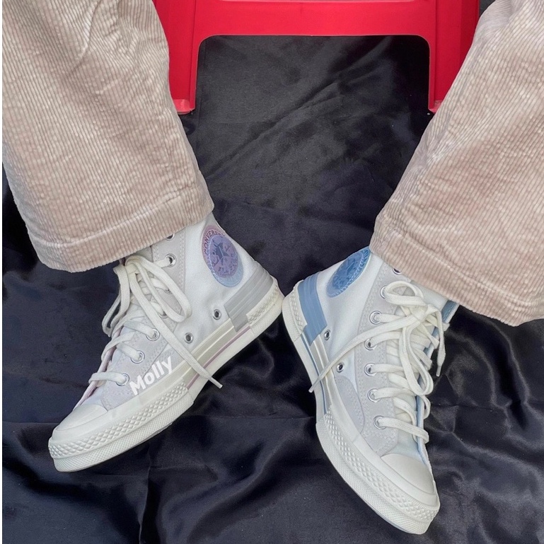 Giày Thể Thao Converse All Star 1970s Cổ Cao Phối Màu Độc Đáo Thời Trang Unisex-1196