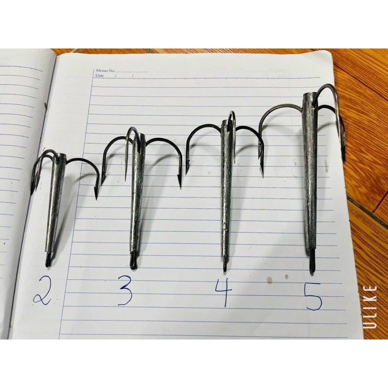 Lưỡi câu ba tiêu sắc bén - chạm là có đủ số 1-5