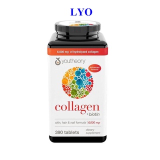 Collagen 390 viên collagen + biotin Youtheory Enhanced Formu thumbnail