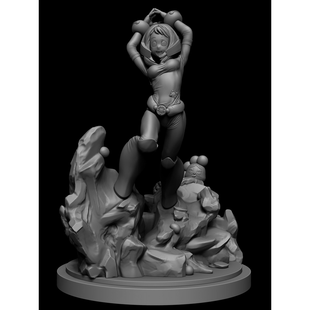 File in 3D mô hình Ochako Uraraka - My Hero Academia