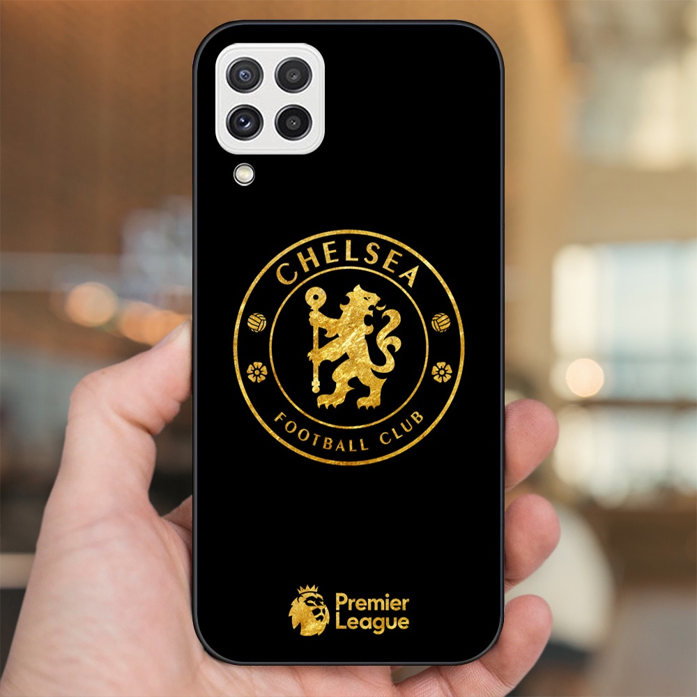 Ốp lưng Samsung A22 4G, A22 5G viền đen in hình Chelsea FC