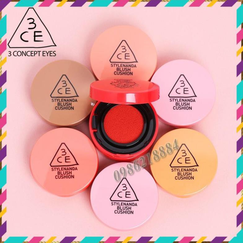 [FreeshipM] Má hồng nước Cushion 3CE Blush Cushion BC26