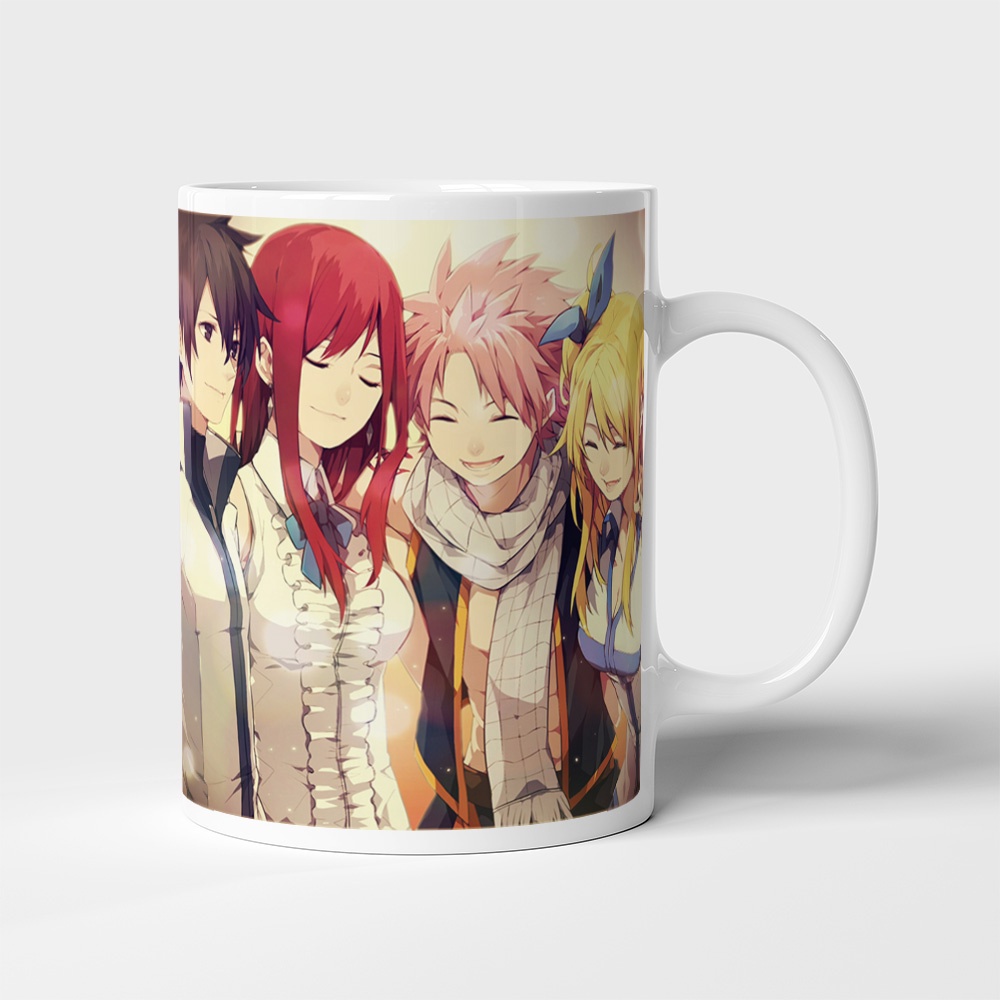 Cốc uống nước Anime, ly in hình FAIRY TAIL - Mẫu 1. Nhận in theo yêu cầu