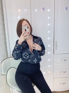 Sơ mi lụa. Hàng quảng châu l1
