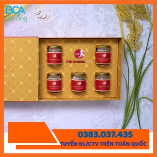 Bột Nhân Sâm Canada CND GINGSENG - 5 lọ/hộp
