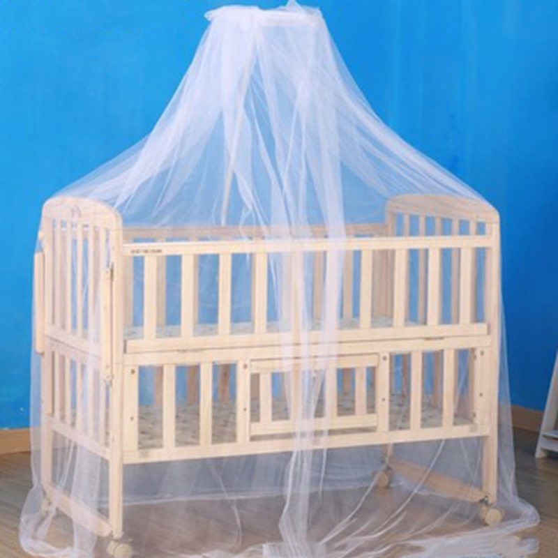 Lưới vòm bằng vải ren che chắn bảo vệ cho nôi nằm của trẻ em phong cách công chúa đáng yêu chống lại ruồi / côn trùng