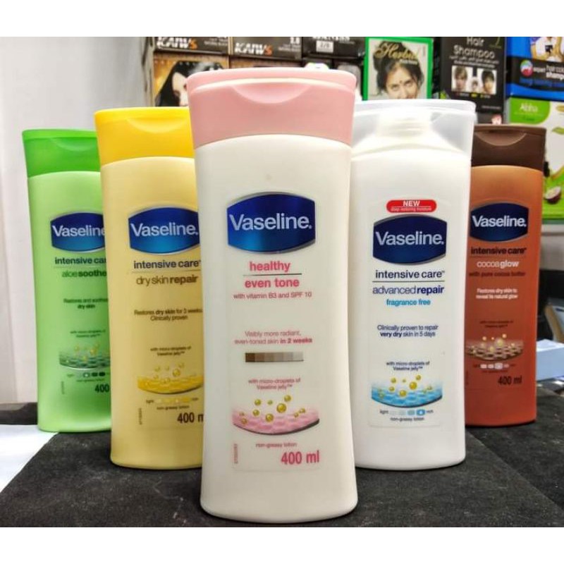 (Nội địa chính hãng) Sữa dưỡng thể vaseline 400ml