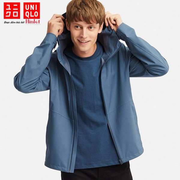 Áo khoác nam Uniqlo BlockTech 413977 cản gió chống nắng mưa