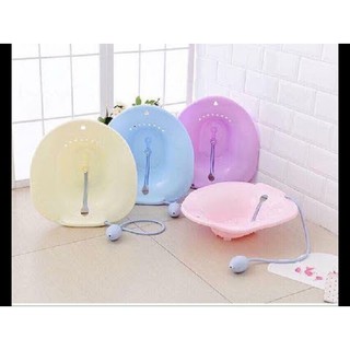 CHẬU XÔNG RỬA PHỤ KHOA CÓ VÒI XỊT