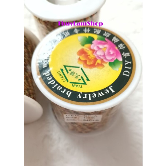 cuộn ngũ sắc co kim tuyến bự làm handmade, tết vòng, làm thuật phù chú