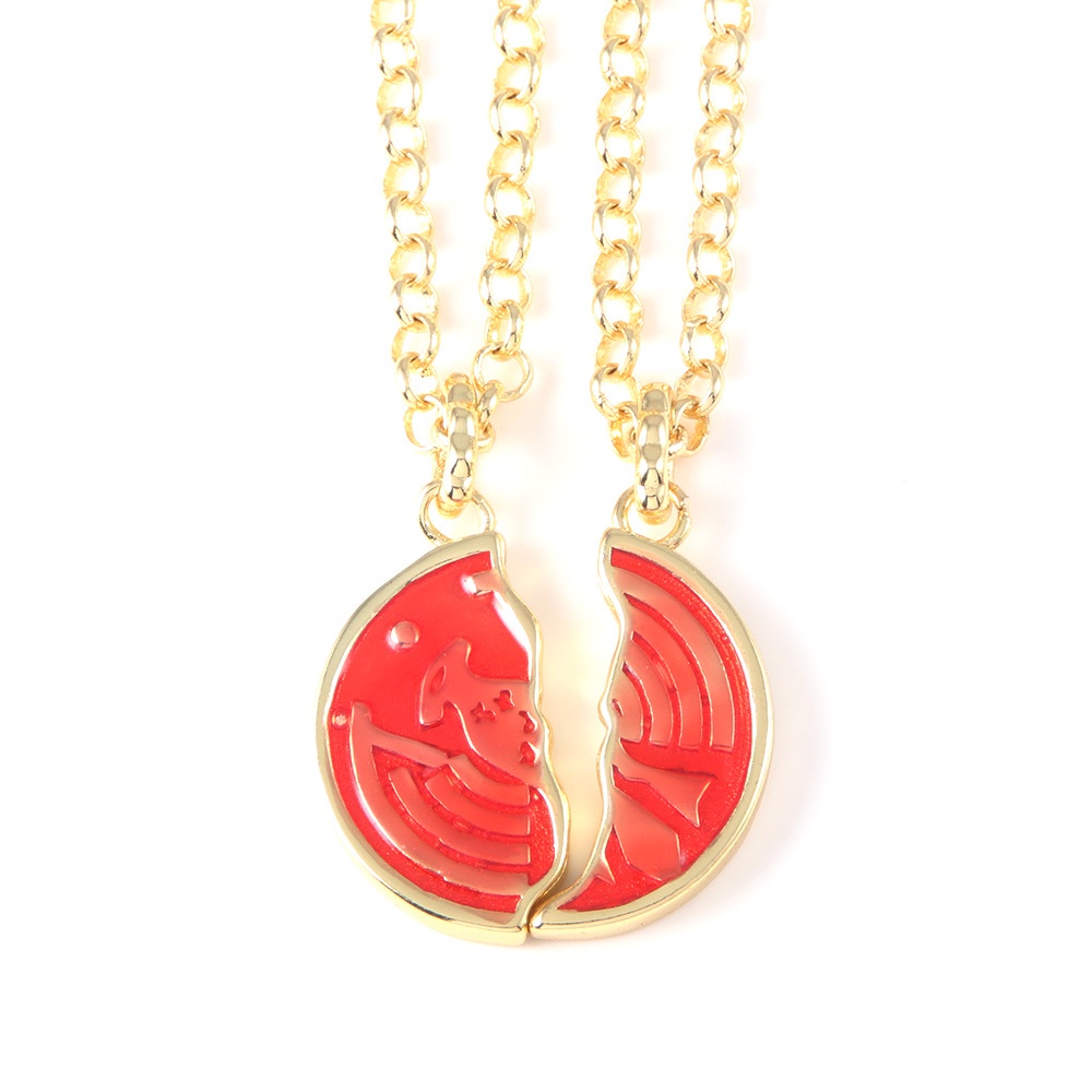 Vòng cổ Mặt Hình Kamen Rider OOO Ankh's Broken Taka Core Medal Cho Cặp Đôi