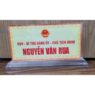 Biển Chức Danh Mica để Mica cao cấp