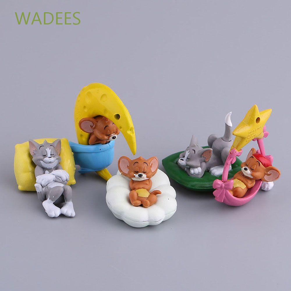 Bộ 5 mô hình đồ chơi Tom và Jerry bằng PVC đáng yêu