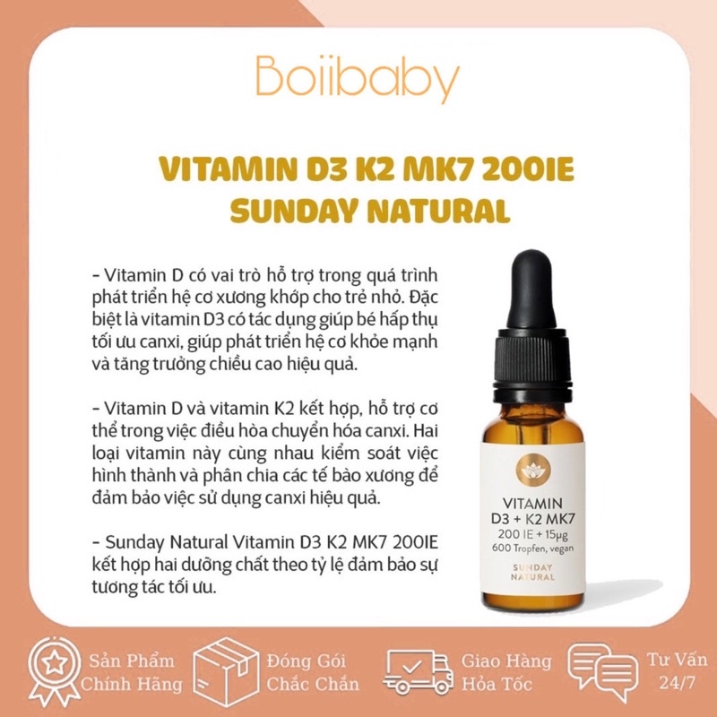 VITAMIN D3 K2 MK7 (Đức)