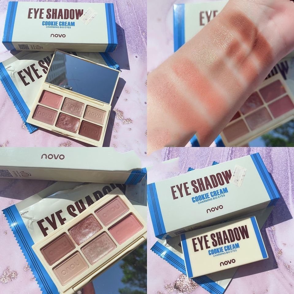 Bảng mắt 6 ô Novo Chocolate phiên bản mới