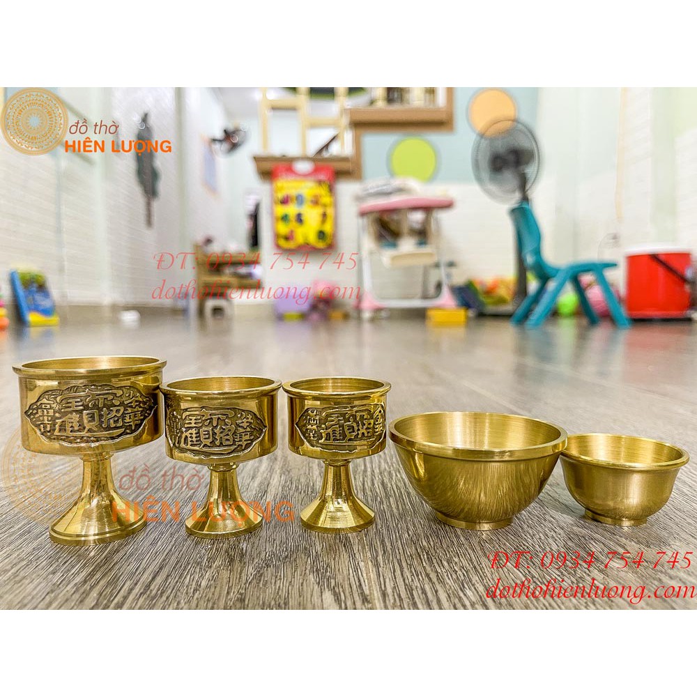 Chén Nước Thờ Phật Bằng Đồng – Chén Nước Cúng Phật - Đồ Thờ Cúng