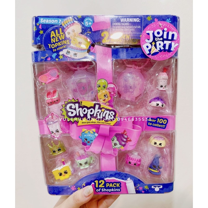 Bữa Tiệc Shopkins fullbox chính hãng