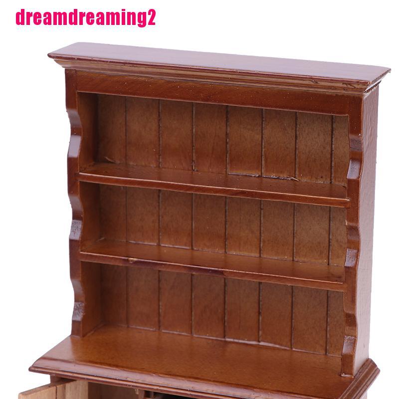 Tủ Gỗ Tỉ Lệ 1 / 12 Trang Trí Nhà Búp Bê