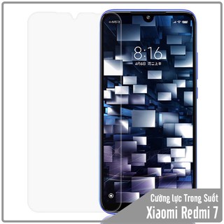 Kính cường lực Xiaomi Redmi 7 trong suốt