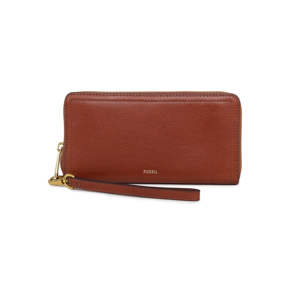 Ví da nữ Fossil Logan Clutch SL7831200- nâu