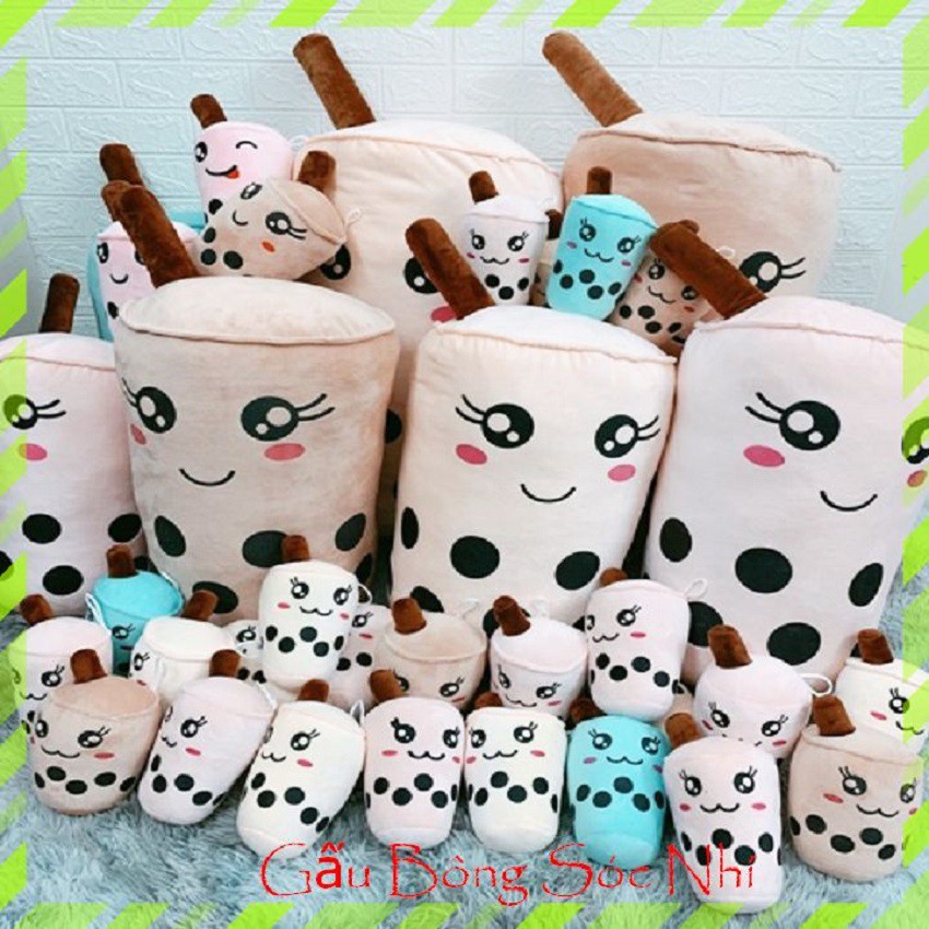 Gấu bông trà sữa mini giá rẻ siêu cute 15cm