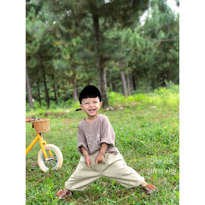 ÁO THUN TAY DÀI NGỘ NGHĨNH 1227 DÀNH CHO BÉ GÁI VÀ BÉ TRAI SIZE 80 ĐẾN 120