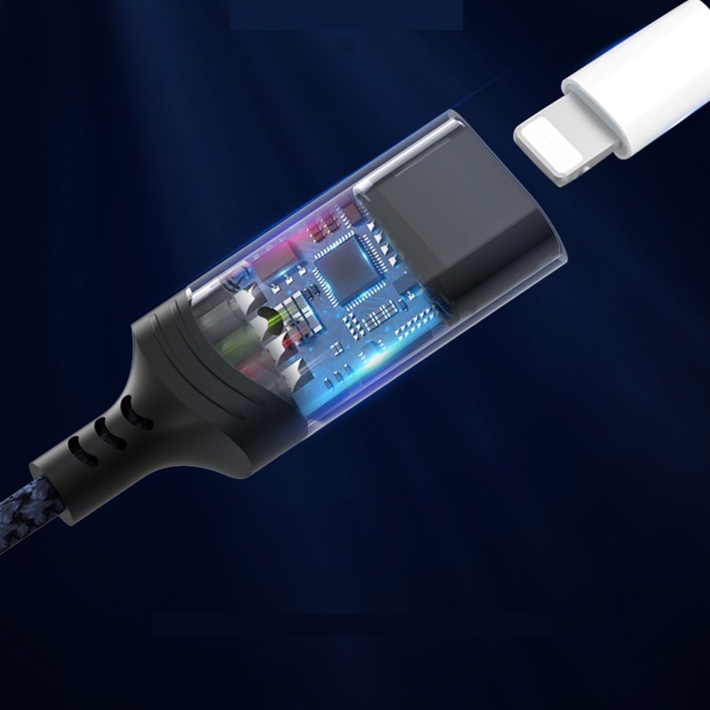 Dây Cáp Chuyển Đổi USB C Sang iOS Lõi Đồng Không Oxy