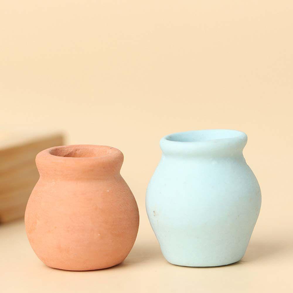 Lọ Hoa Sứ Mini Trang Trí Nhà Búp Bê Thu Nhỏ 1: 12