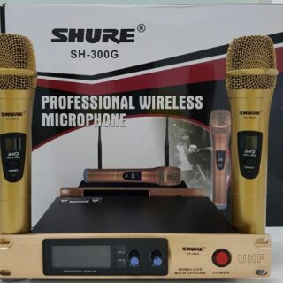 Bộ 2 miro shure SH300G không dây