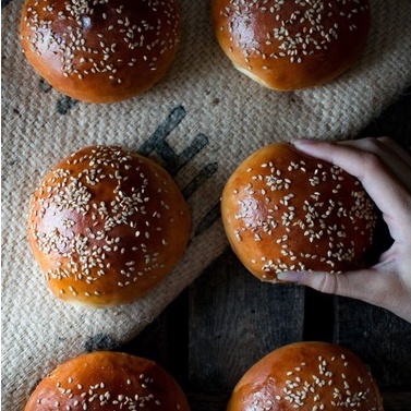 0 Vỏ bánh BURGER nguyên cám, bánh mì nguyên cám healthy eatclean