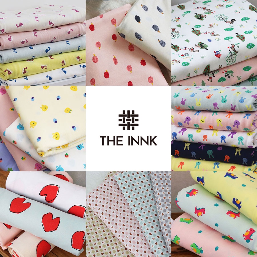 (3 + Quà Tặng) 45x150cm Vải Cotton Spandex Trơn In Họa Tiết Động Vật Dễ Thương DIY dldzm0002