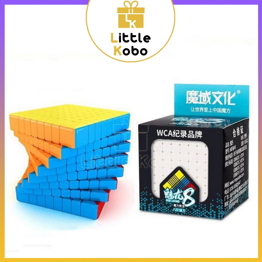 Rubik 8x8 Stickerless MoYu MeiLong MFJS Rubic 8 Tầng Đồ Chơi Trí Tuệ