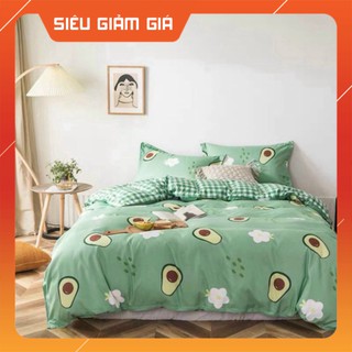 Bộ 4 Món Vỏ Chăn Ga Gối Coton poly cao cấp ( không kèm ruột )
