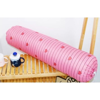 Vỏ Gối Ôm Cotton poly siêu kute 35x100cm-mẫu đào cam