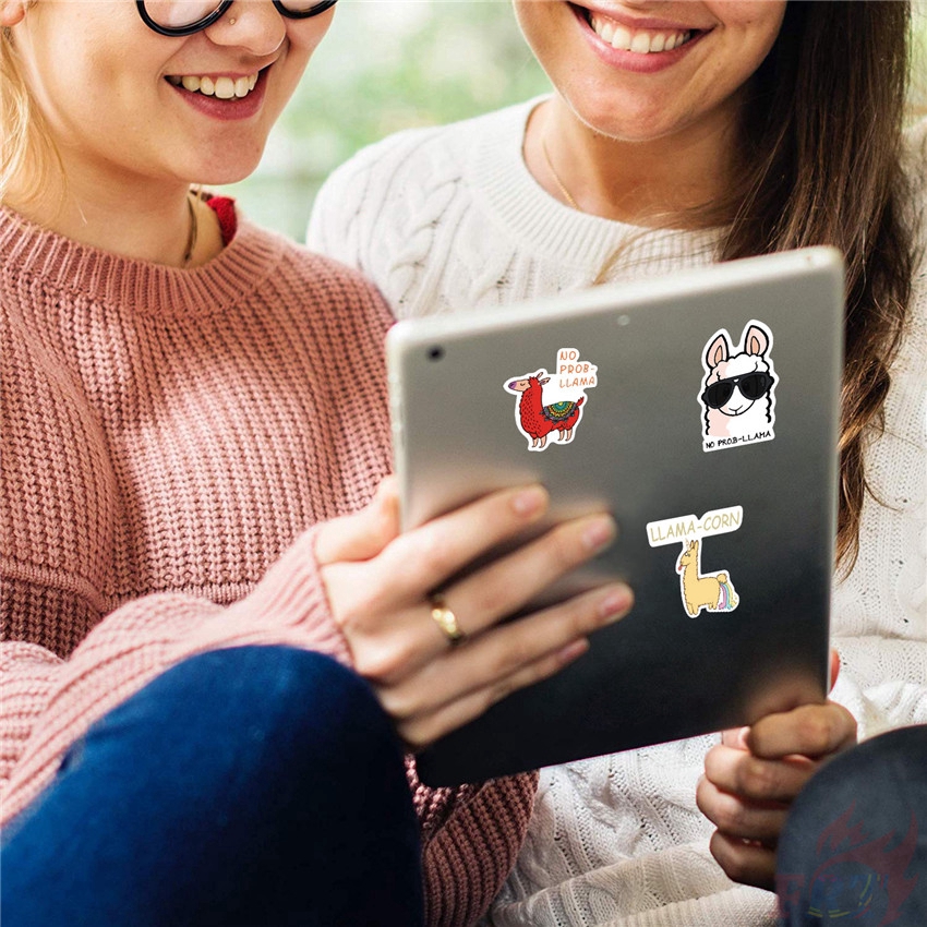 ❉ Kawaii Llama - Series 01 Animal Vicuna Stickers ❉ 50Pcs/Set Alpaca Fashion Waterproof DIY Decals Doodle Stickers