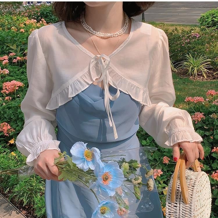 Áo Khoác cardigan Vải chiffon Mỏng Chống Nắng Thời Trang Mùa Hè Cho Nữ