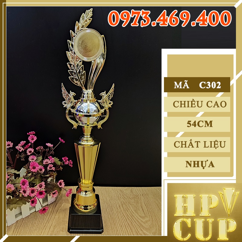 Cúp Thể Thao Bóng Đá Huy Chương Vàng Cờ Lưu Niệm CUP PHA LÊ Quà Tặng Vinh Danh B1A