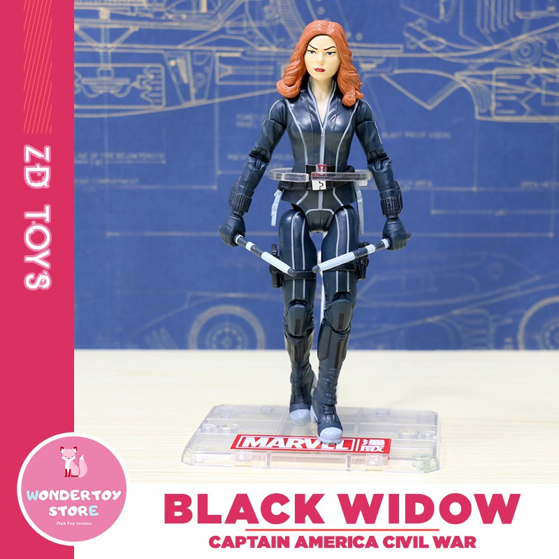 Mô hình Black Widow Captain America Civil War ZD Toys 16cm Avengers