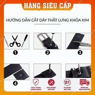 [ DA THẬT ] Thắt lưng nam/Thắt lưng da thật Rainbow 001