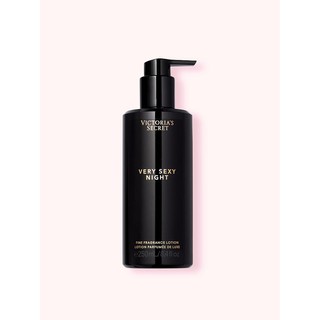 (Lotion Bil Mỹ) Dưỡng thể Very Sexy Night (chai đen) hương Mận đen, gỗ nhung, táo thơm, 250mL từ Victoria's Secret USA